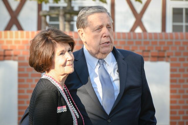 Jeffrey R. Holland and Patricia Terry Holland in Germany