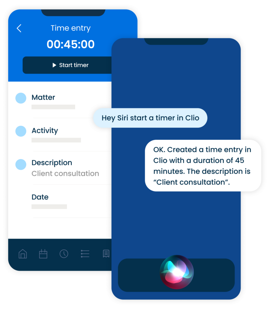 Mobile App_Siri Start A Timer Simplified UI