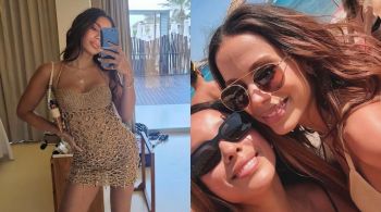 Cantora está viajando pela Europa e esteve em beach club em Ibiza, na Espanha