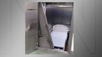 De acordo com a Secretaria Municipal de Saúde do Rio, a porta do elevador caiu e ele descarrilou