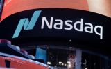 Logotipo da Nasdaq na Times Square em Nova York