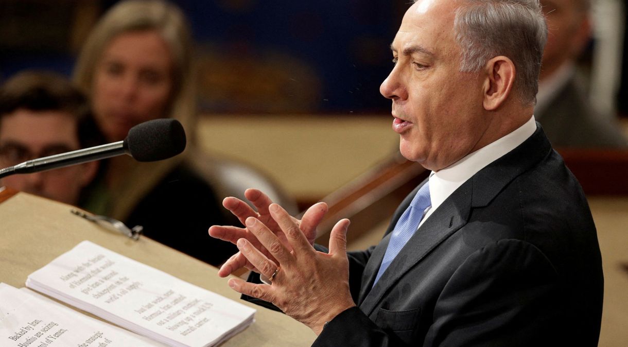 Benjamin Netanyahu em Washington