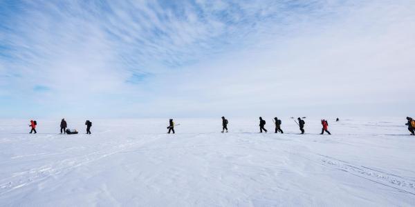 CU Boulder researchers walking across the arctic to study climate