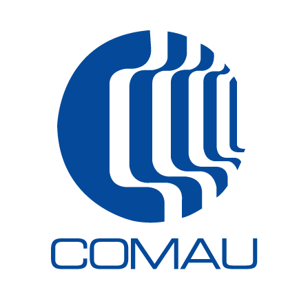 Comau logo blue with transparent background