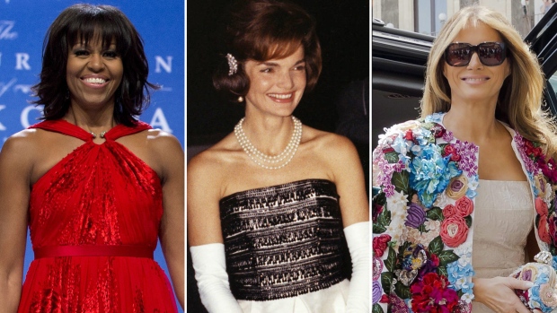 From Jacqueline Kennedy to Jill Biden, here is a snapshot of iconic fashion worn by U.S. first ladies.