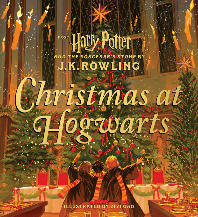 "Christmas at Hogwarts" by J.K. Rowling, illustrated by Ziyi Gao. (Scholastic)