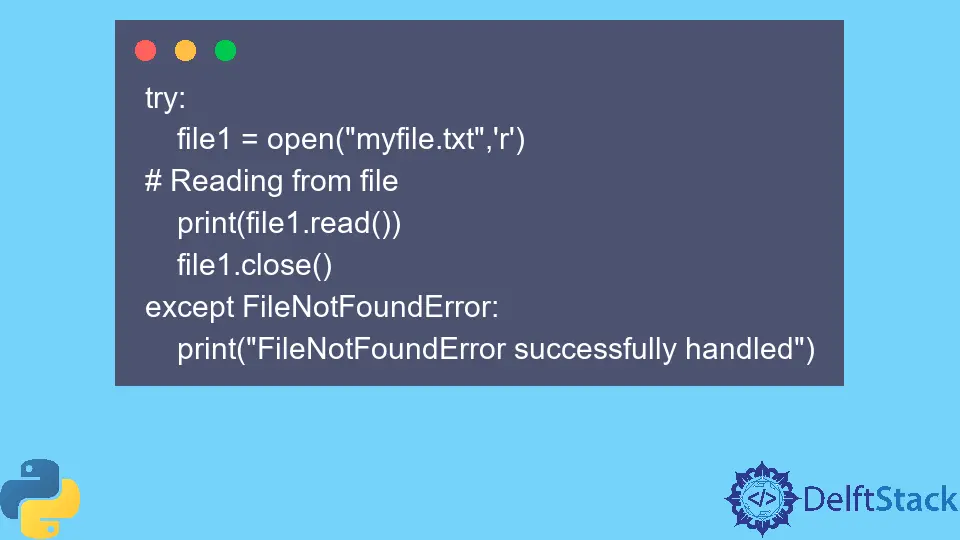 Manejo de excepciones de archivos abiertos en Python