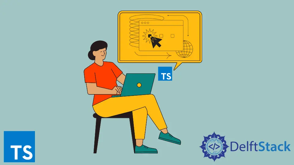 Tipo de evento OnClick en TypeScript