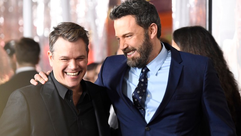 Ben Affleck and Matt Damon at Warner Bros Movie Premiere