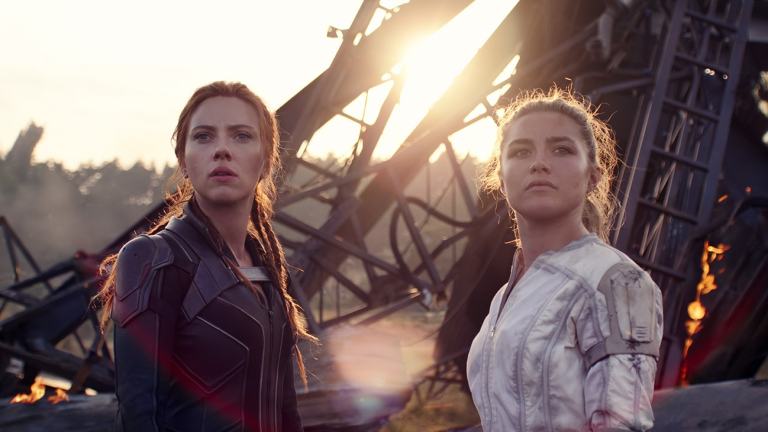 Scarlett Johansson and Florence Pugh in Black Widow