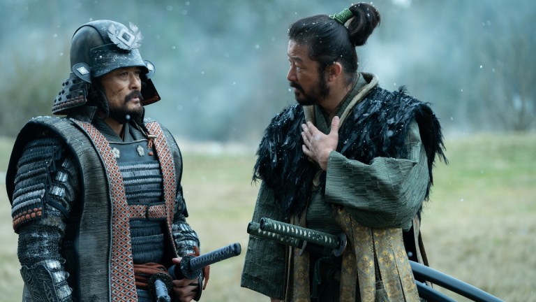 “SHOGUN” -- "The Eightfold Fence" -- Episode 4 (Airs March 12) Pictured: Nobuya Shimamoto as Nebara Jozen, Tadanobu Asano as Kashigi Yabushige. CR: Katie Yu/FX