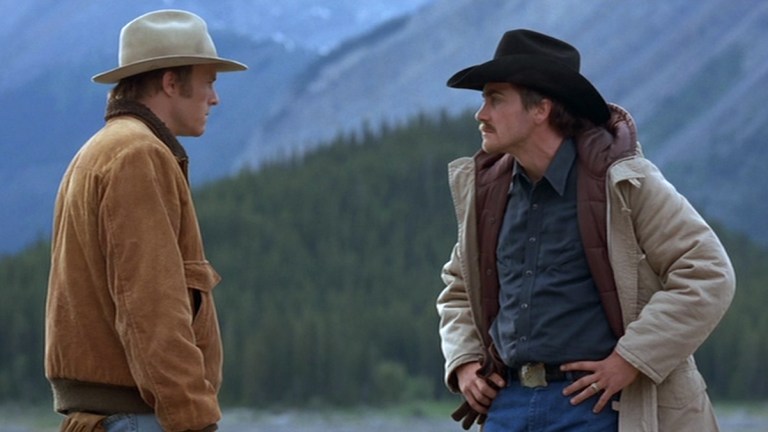 Heath Ledger and Jake Gyllenhaal in Brokeback Mountain