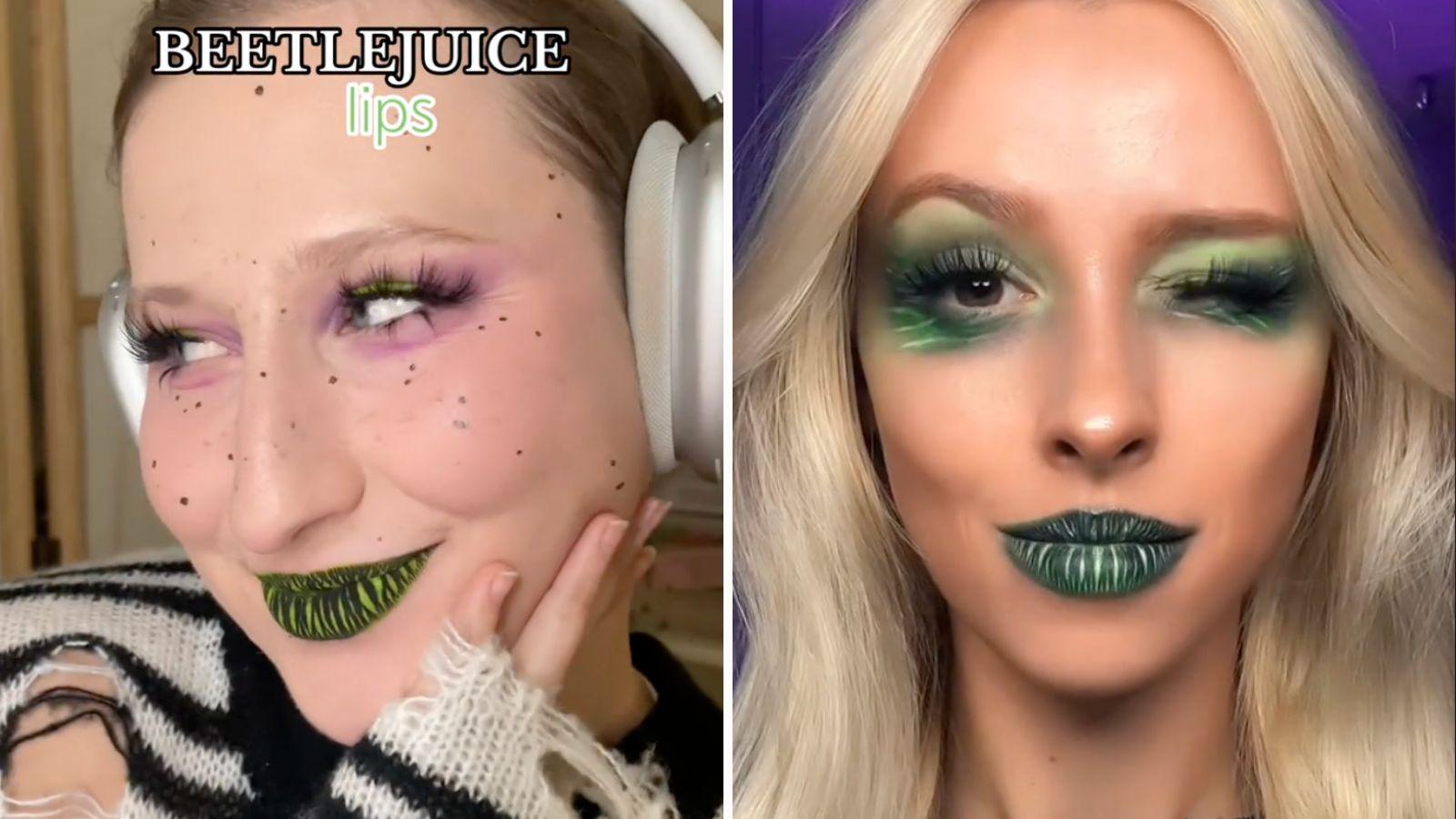 Beetlejuice lips TikTok