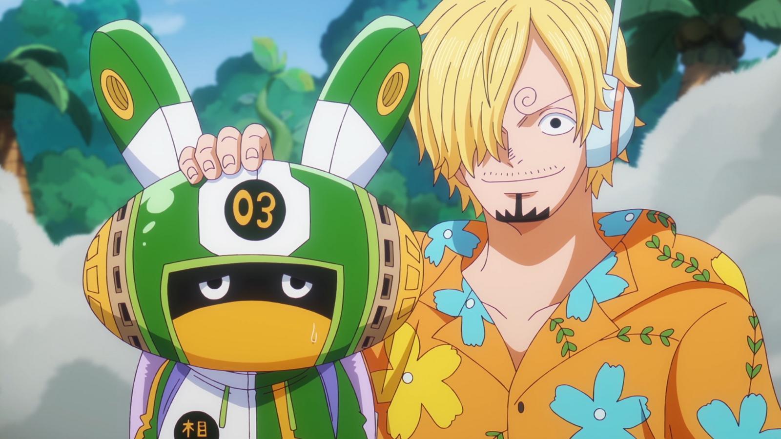 edison et sanji dans l'épisode 1105 de one piece