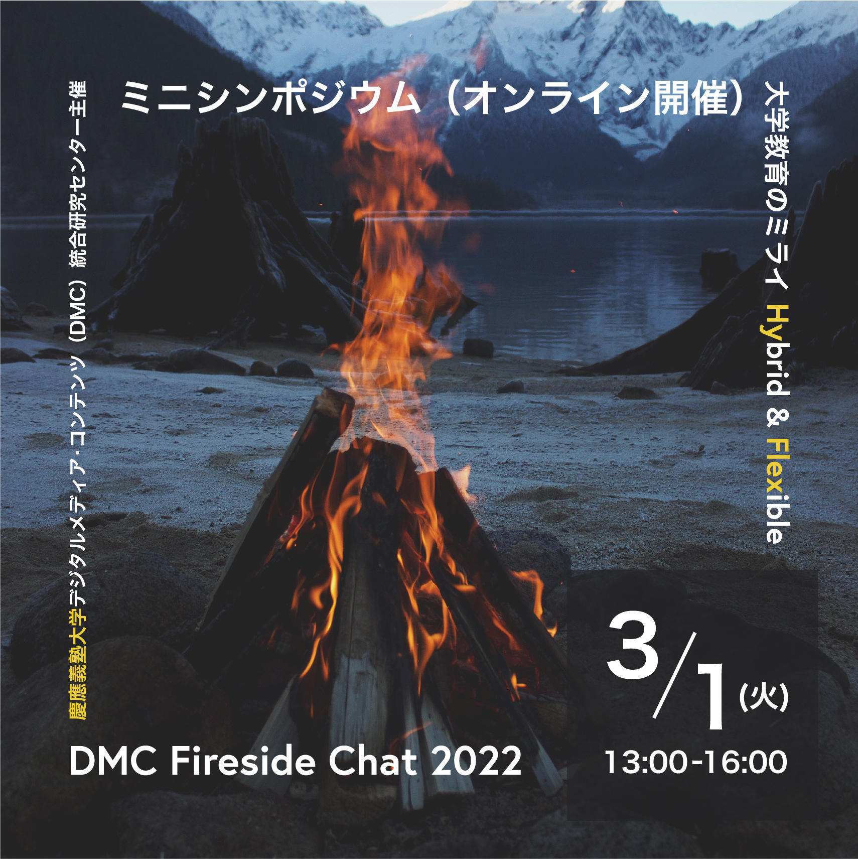 第10回 DMC Fireside Chat
大学教育のミライその2：Hybrid & Flexible