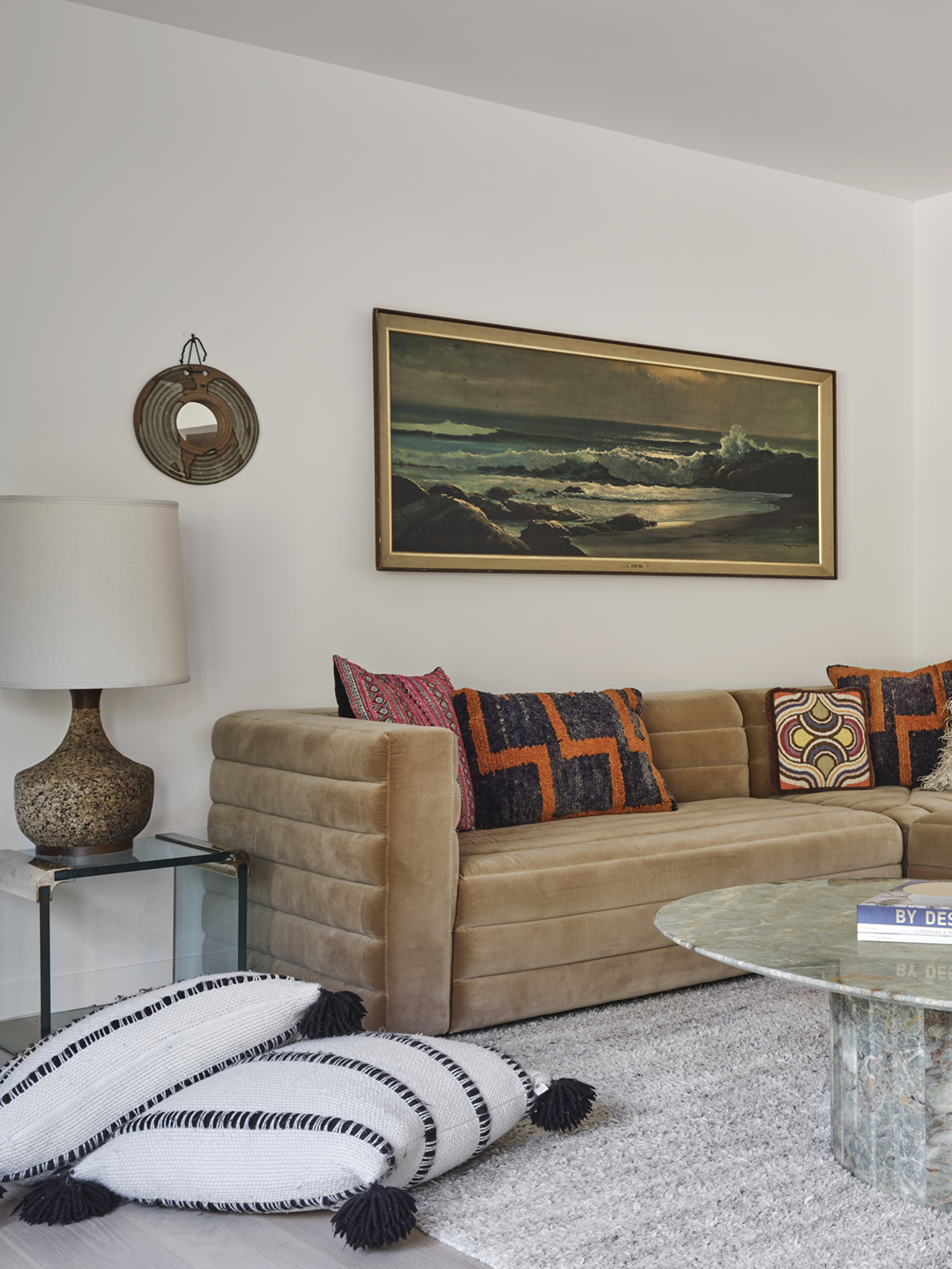 brown sofa