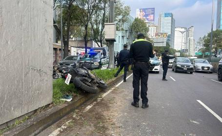 Camioneta le cierra el paso a biker y lo manda al más allá, en Río San Joaquín