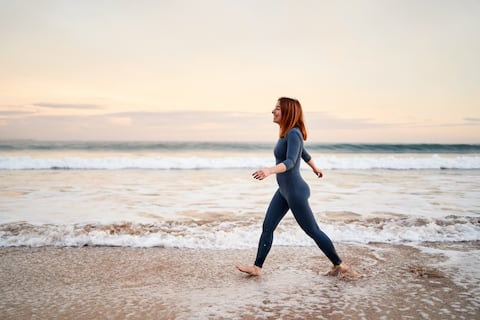 Caminar en la playa