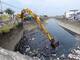 15 volquetas con basura retiró Emapag por cuarta vez en el año del canal que separa Orquídeas y Mucho Lote 