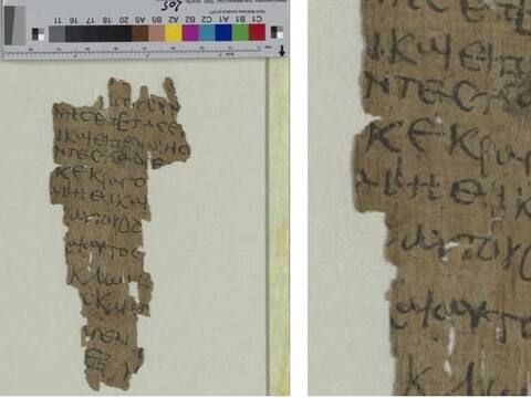 Expertos descubren el registro más antiguo de la infancia de Jesús en un manuscrito egipcio