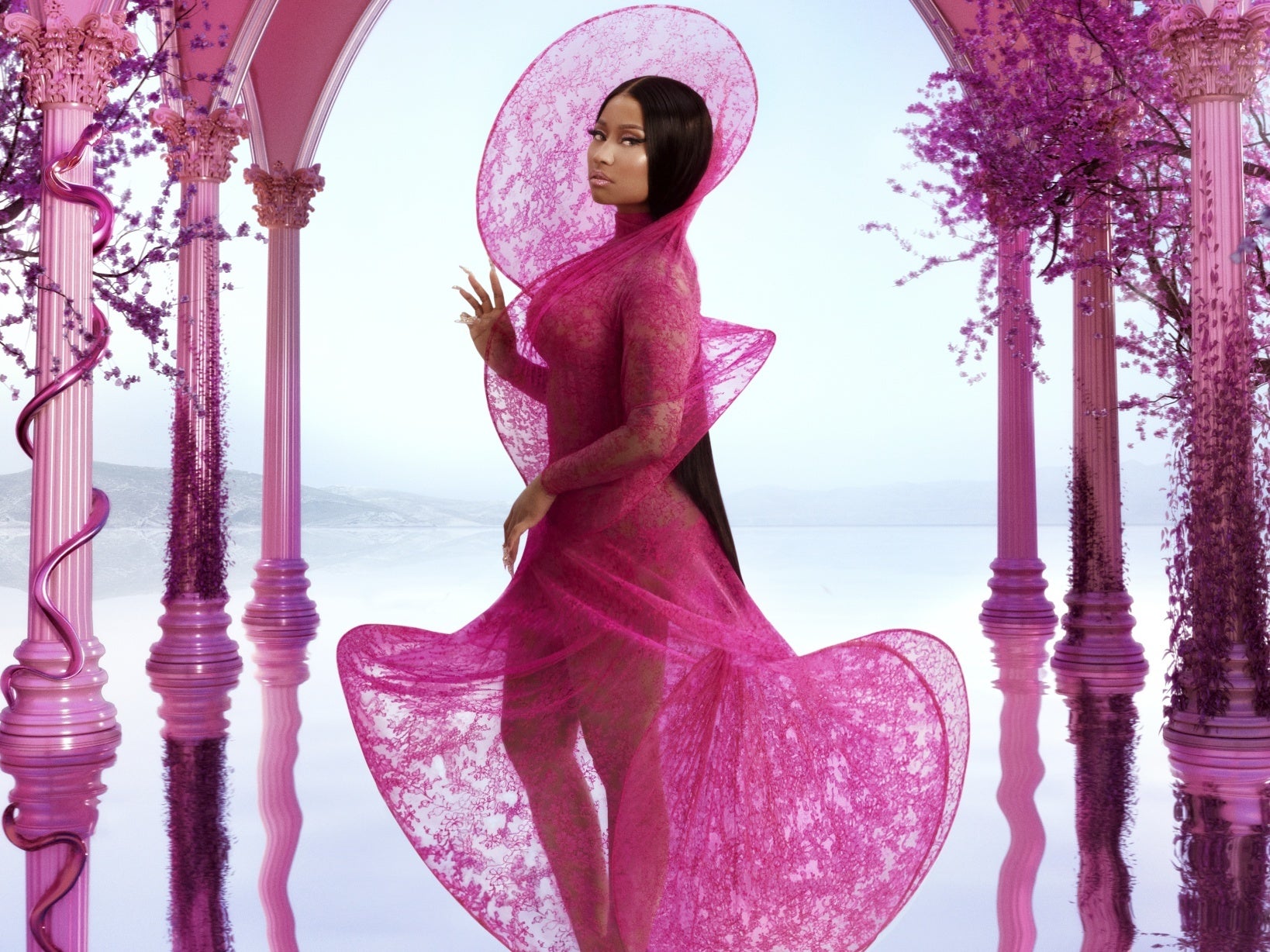 Behind Nicki Minaj’s Pink Friday 2 Makeup With Pat McGrath