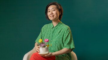 Cristina Omura, dona da floricultura Existe Flor em SP Foto: Luciano Alves