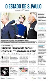 Capa Estadão 10/07/2024