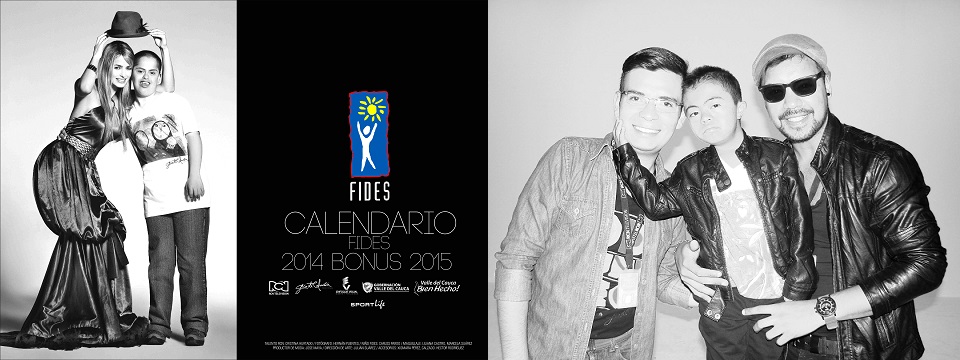 Cristina Hurtado con Modelo FIDES: Carlos Pardo.