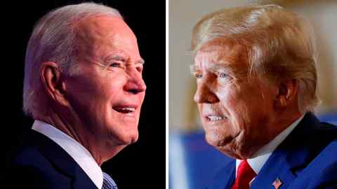 Joe Biden and Donald Trump