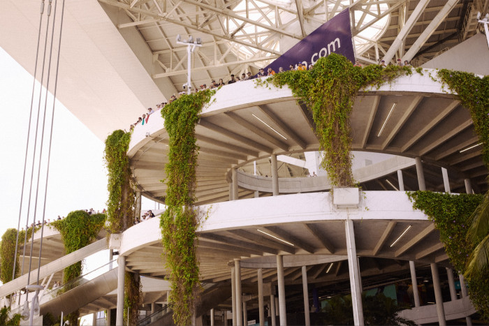 The Hardrock Dolphin stadium, location of the Miami Grand Prix