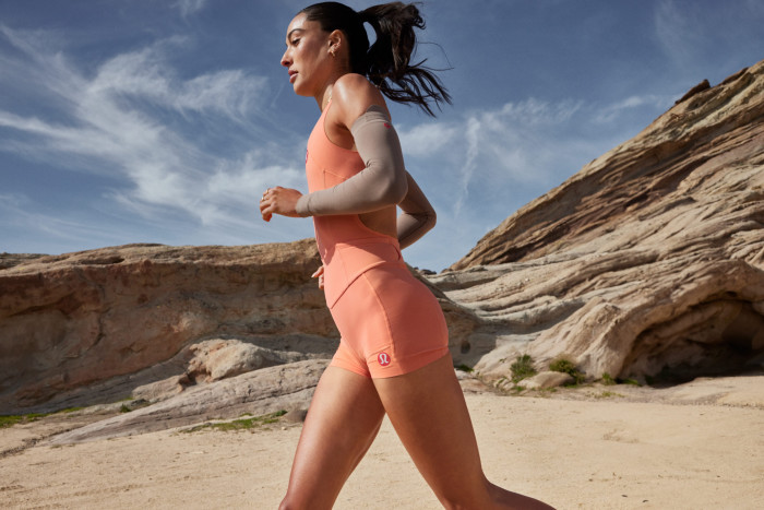 Lululemon InAction Runsie and Ice Sleeves, created for the brand’s six-day Further race in March