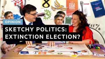 Sketchy politics: extinction election?