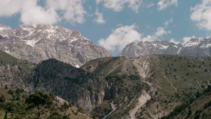 The view from Arslanbob in Kyrgyzstan