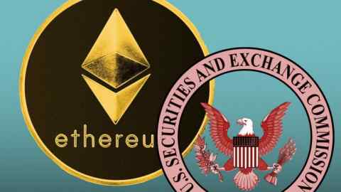 Ethereum and SEC logos
