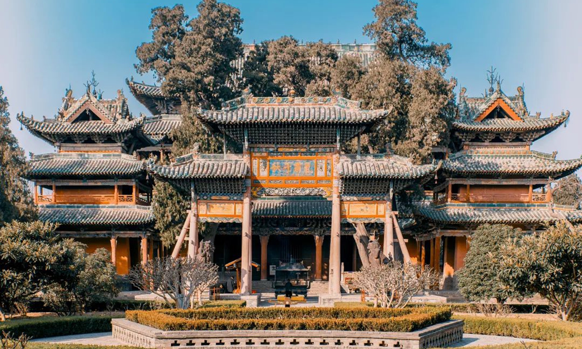 The Temple of Guan Yu in Xiezhou, North China's Shanxi Province Photo: VCG