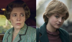 Olivia Colman Emma Corrin The Crown