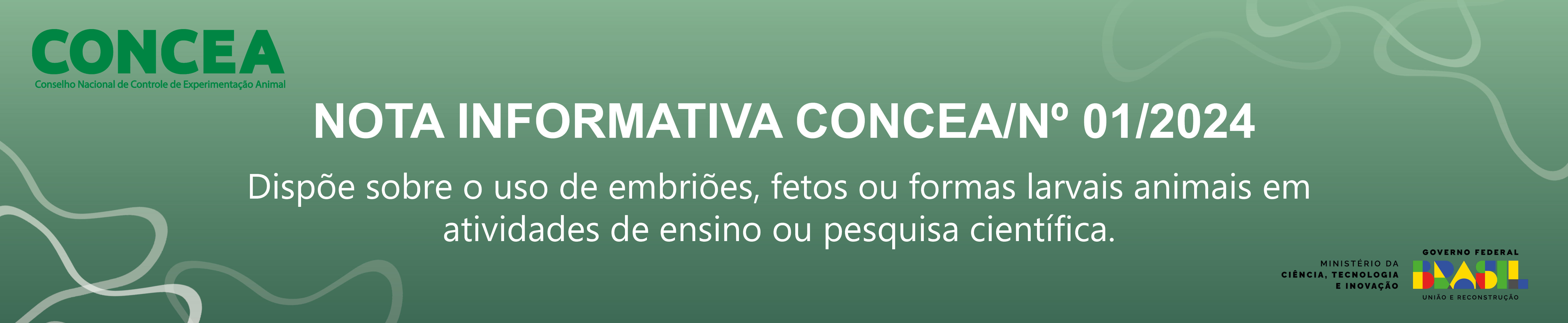 Dispõe sobre o uso de embriões, fetos ou formas larvais animais em atividades de ensino ou pesquisa científica.