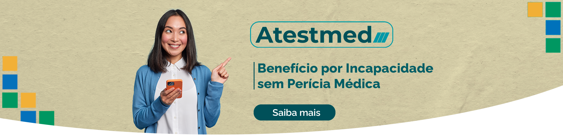 Banner Inicial - Atestmed - Benefício por Incapacidade sem Perícia Médica