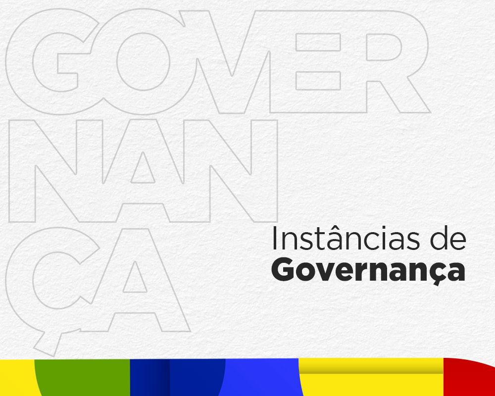 Botão com texto Governança