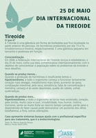 Dia Internacional da Tireoide - 25 de maio