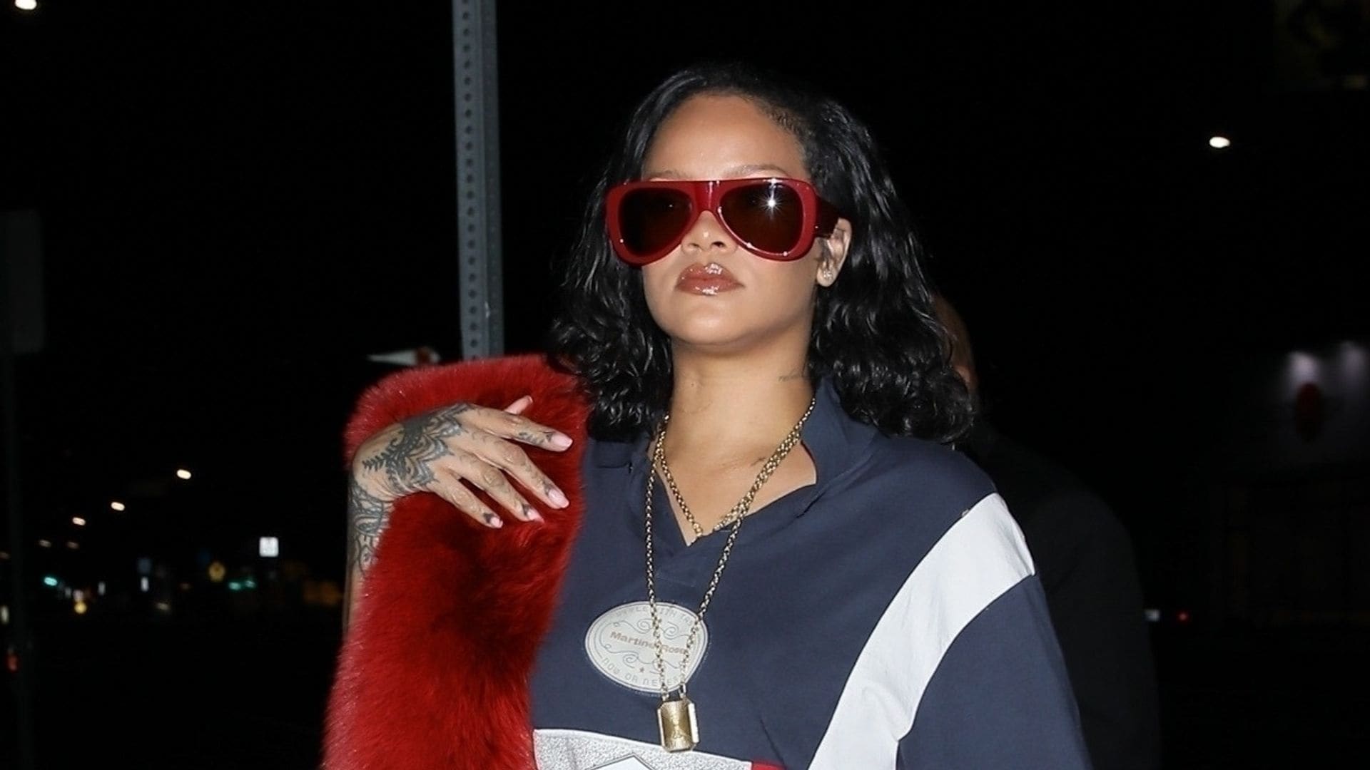 Rihanna steps out in West Hollywood fashionably rocking her son's name