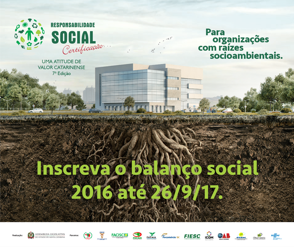 Última semana para se inscrever na Certificação de Responsabilidade Social