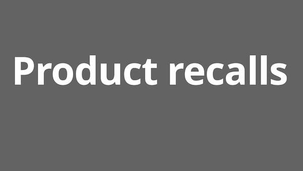 Product recalls