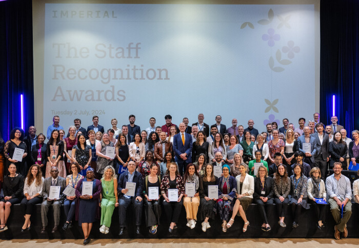 Winners of staff recognition awards