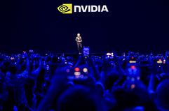 Jensen Huang, co-founder and chief executive officer of Nvidia Corp., during an event in Taipei, Taiwan.