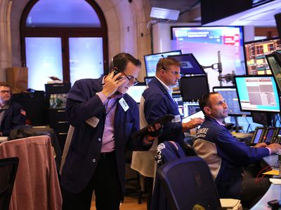 Traders on the floor of the New York Stock Exchange