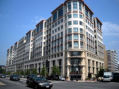 The International Finance Corporation headquarters, 2121 Pennsylvania Avenue, NW in the Foggy Bottom neighborhood of Washington, D.C.