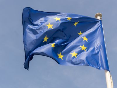 European Union flag at Berlaymont building