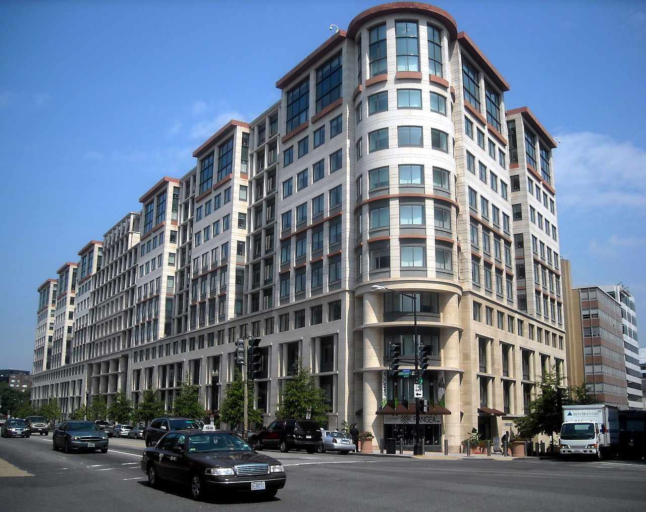 The International Finance Corporation headquarters, 2121 Pennsylvania Avenue, NW in the Foggy Bottom neighborhood of Washington, D.C.