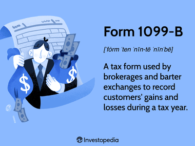 Form 1099-B: A tax form used by brokerages and barter exchanges to record customers' gains and losses during a tax year.